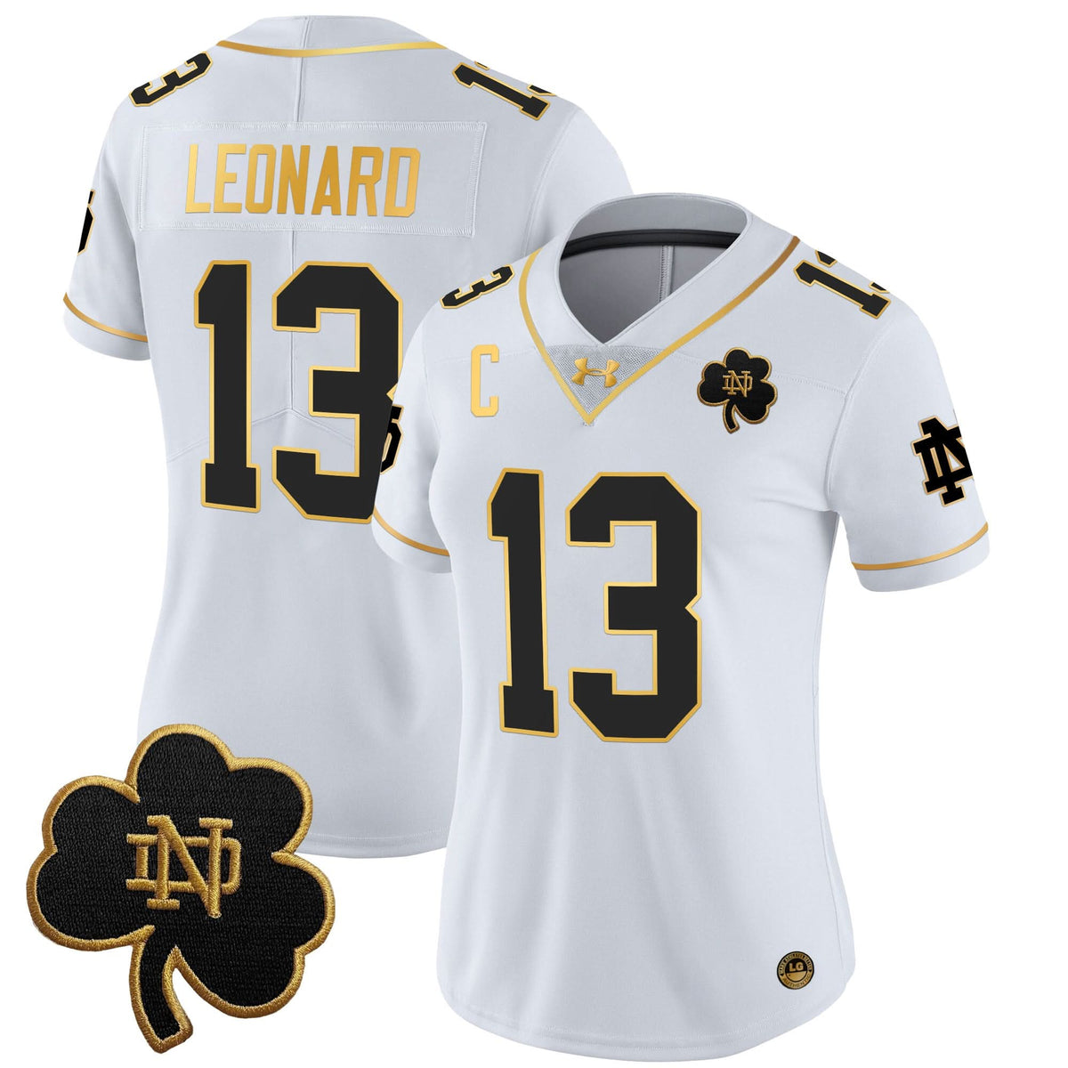 Women's NDFI 2024 Gold Vapor Limited Jersey - Stitched