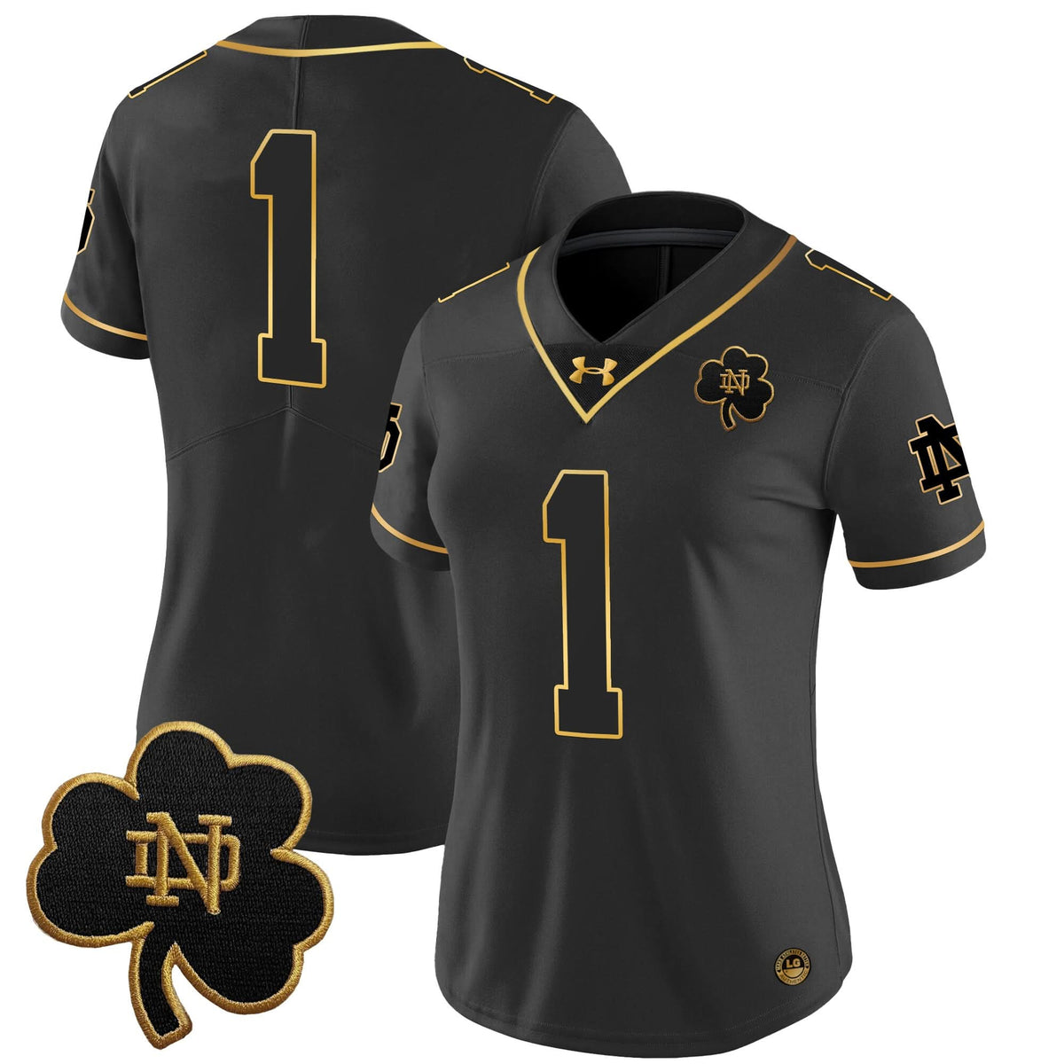 Women's NDFI 2024 Gold Vapor Limited Jersey - Stitched