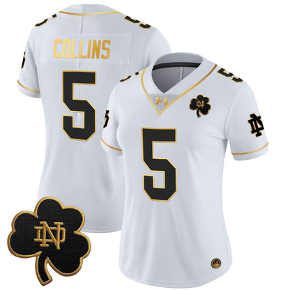 Women's NDFI 2024 Gold Vapor Limited Jersey - Stitched