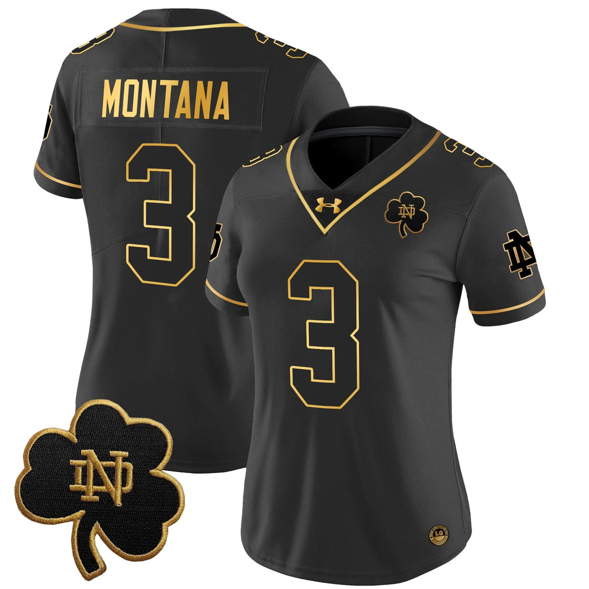 Women's NDFI 2024 Gold Vapor Limited Jersey - Stitched