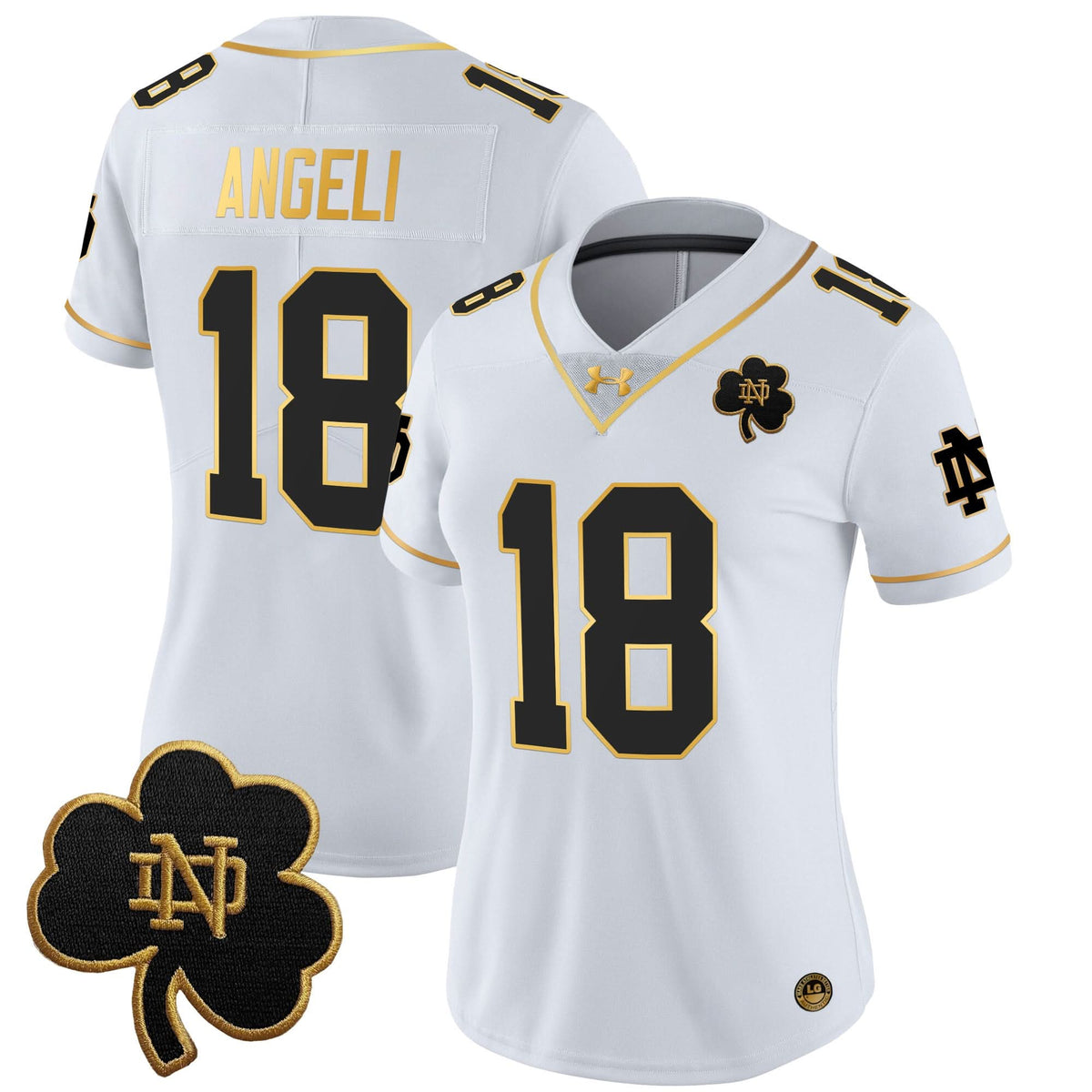 Women's NDFI 2024 Gold Vapor Limited Jersey - Stitched