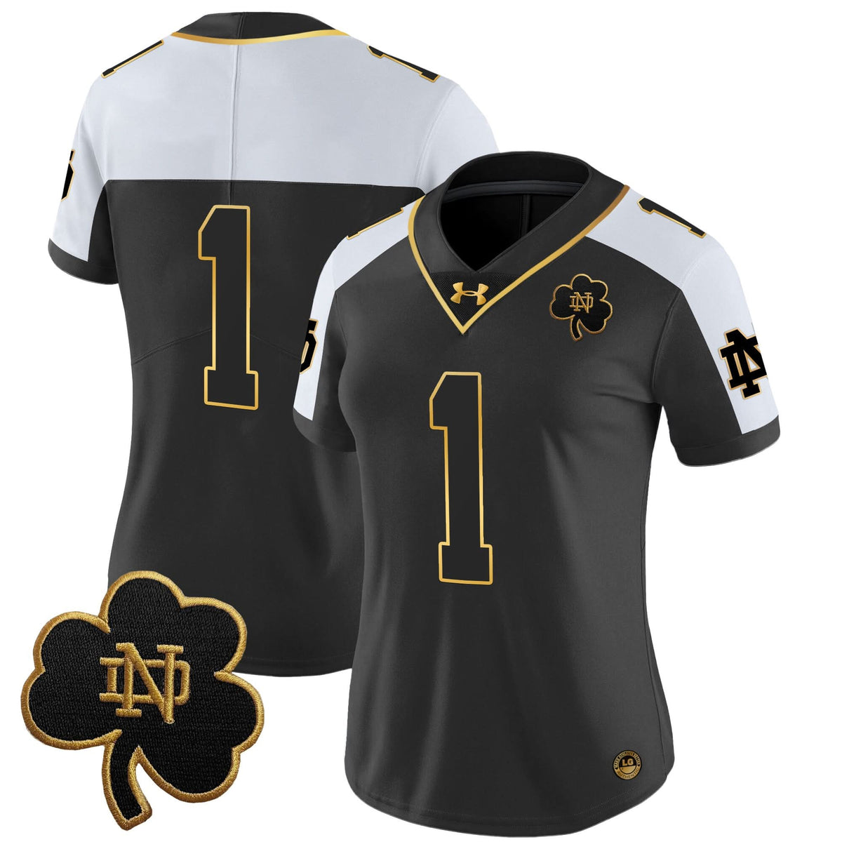 Women's NDFI 2024 Gold Vapor Limited Jersey - Stitched