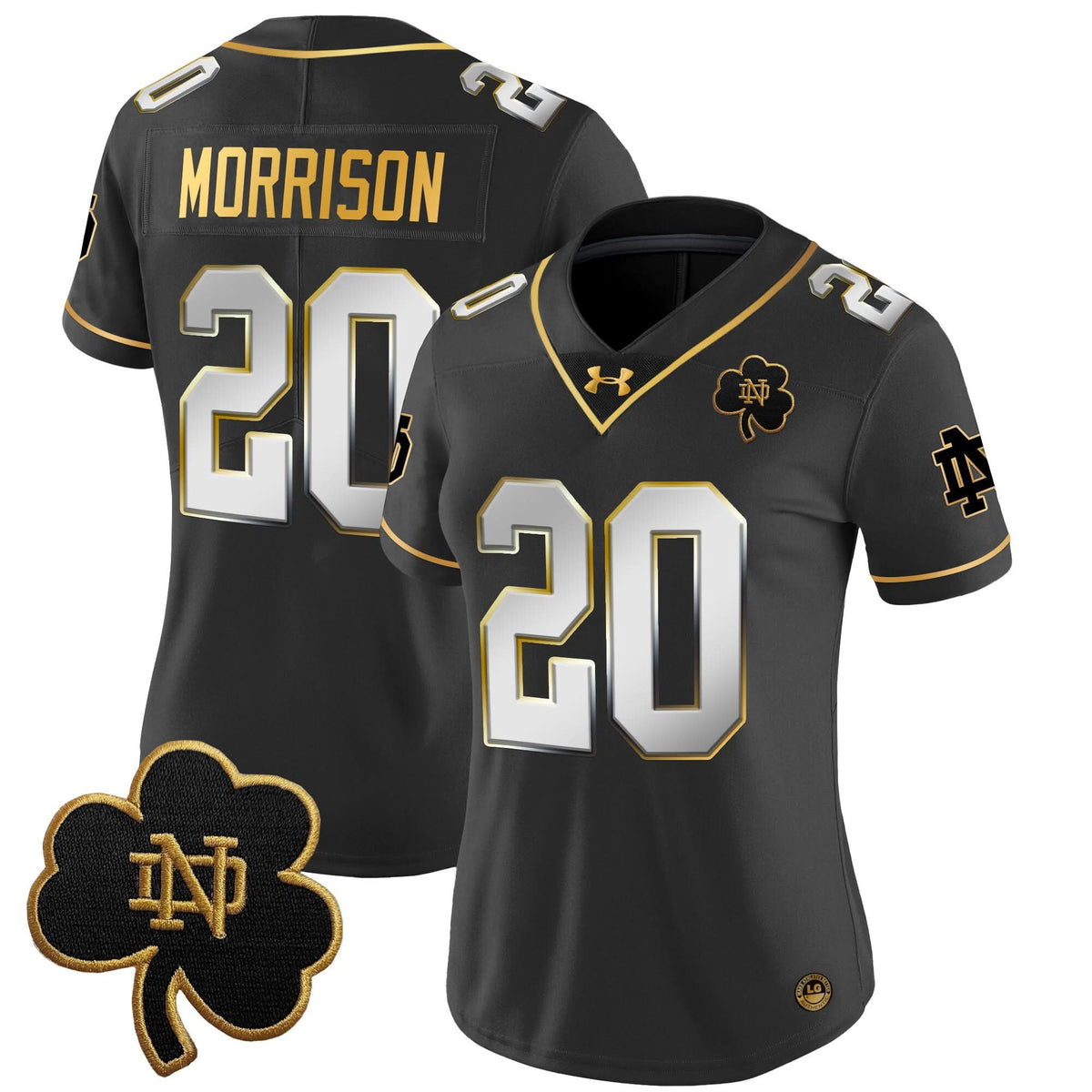 Women's NDFI 2024 Gold Vapor Limited Jersey - Stitched