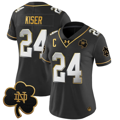 Women's NDFI 2024 Gold Vapor Limited Jersey - Stitched