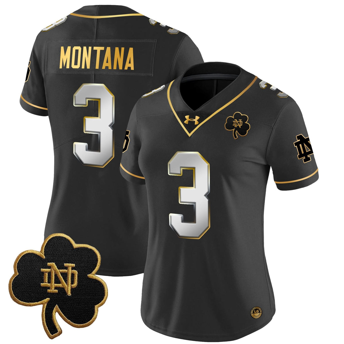 Women's NDFI 2024 Gold Vapor Limited Jersey - Stitched