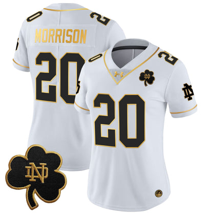 Women's NDFI 2024 Gold Vapor Limited Jersey - Stitched