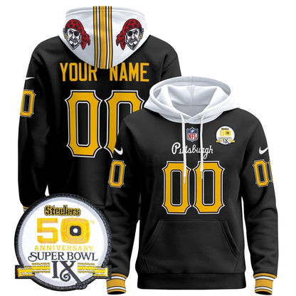 Pittsburgh Steelers 2024 Custom Pullover Hoodie V3