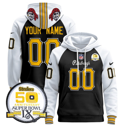 Pittsburgh Steelers 2024 Custom Pullover Hoodie V3
