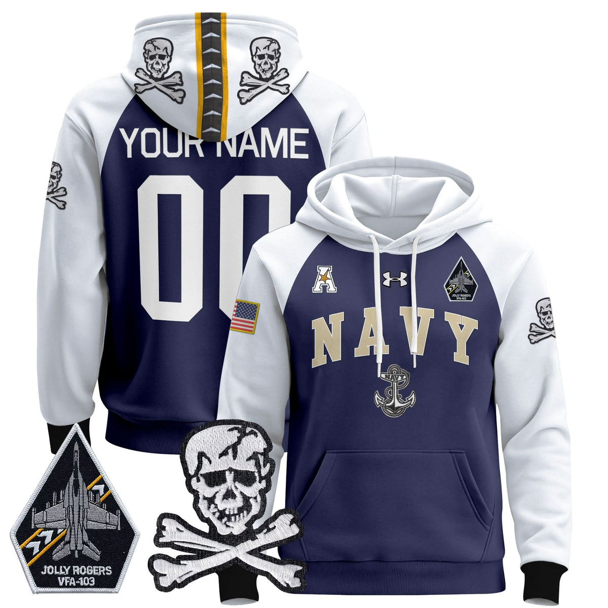 NM 2024 Custom Pullover Hoodie V4 - Stitched