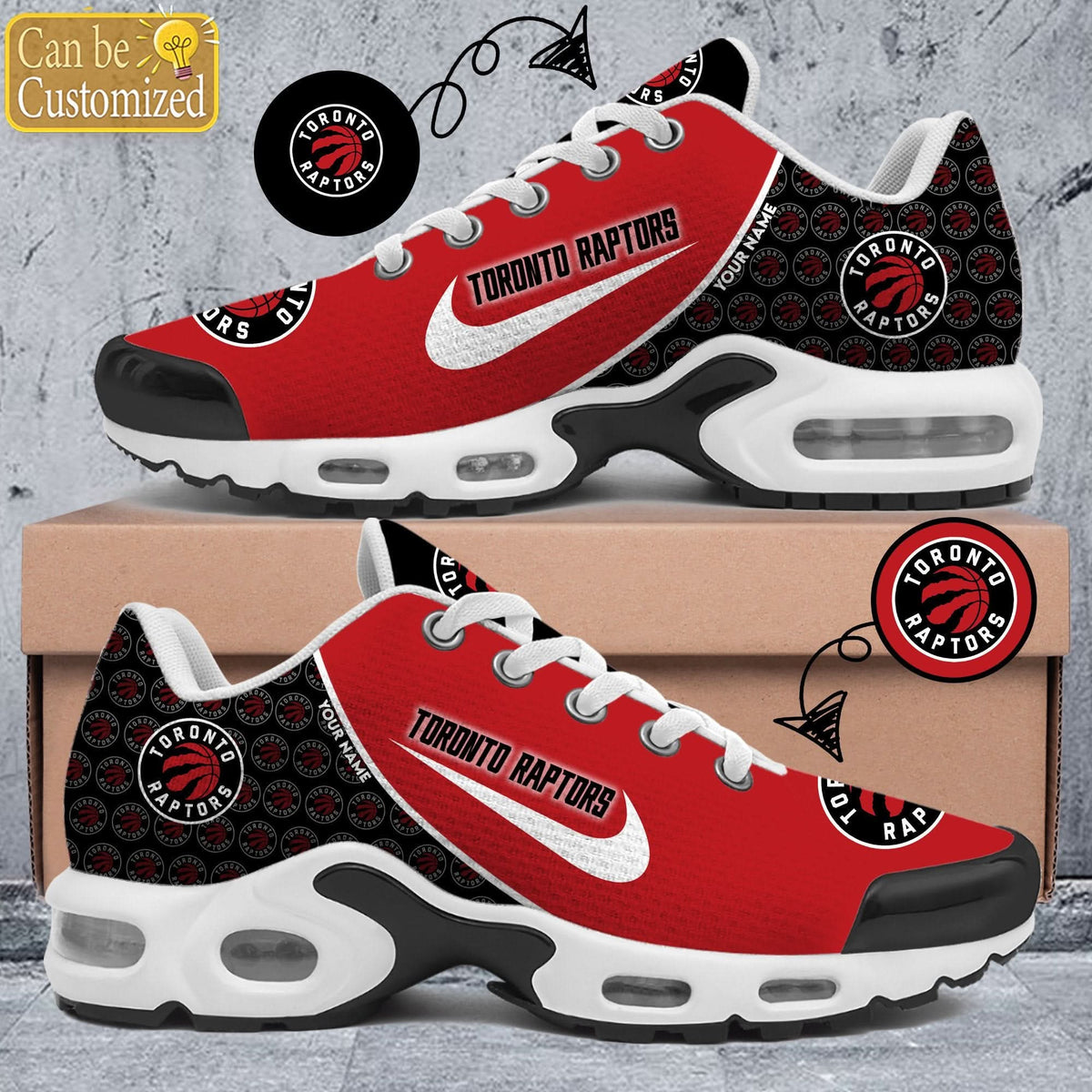 Toronto Raptors Premium A951 Shoes Personalized