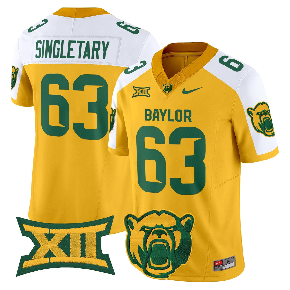 Men's Baylor Bears 2025 Vapor Limited Jersey V2 - All Stitched
