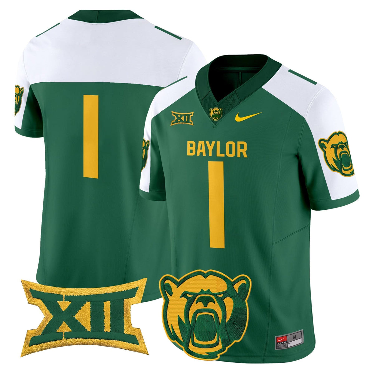 Men's Baylor Bears 2025 Vapor Limited Jersey V2 - All Stitched