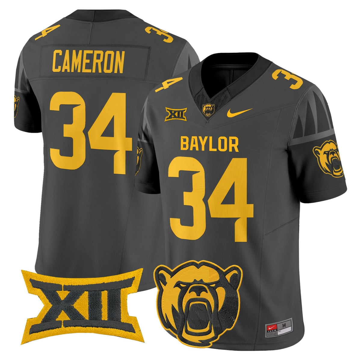 Men's Baylor Bears 2025 Vapor Limited Jersey V2 - All Stitched