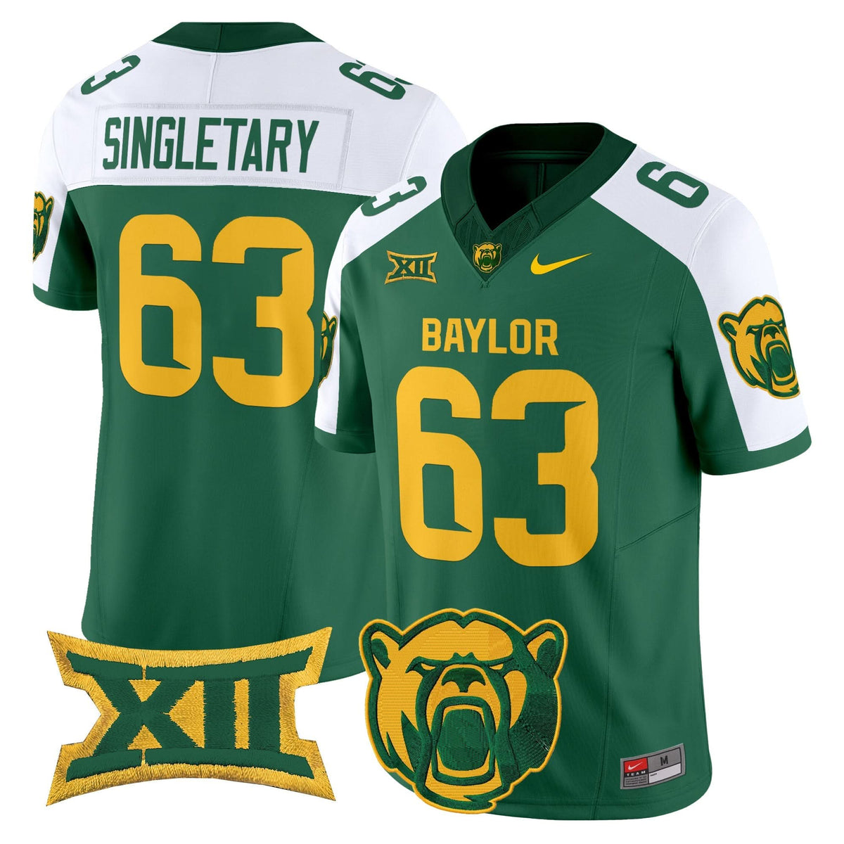 Men's Baylor Bears 2025 Vapor Limited Jersey V2 - All Stitched