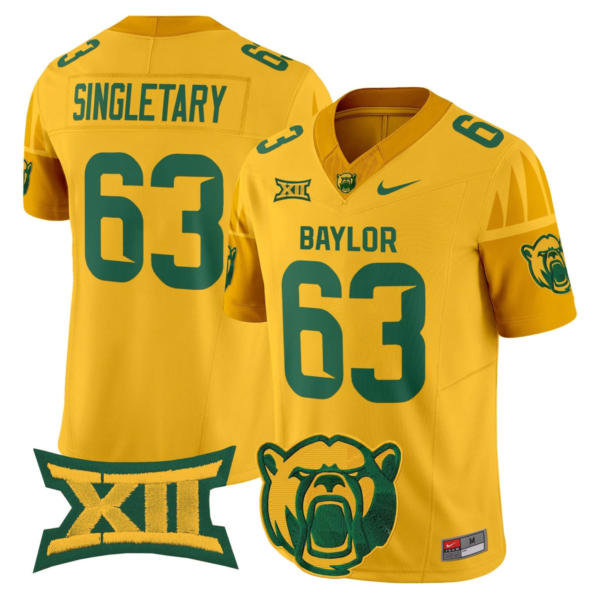 Men's Baylor Bears 2025 Vapor Limited Jersey V2 - All Stitched