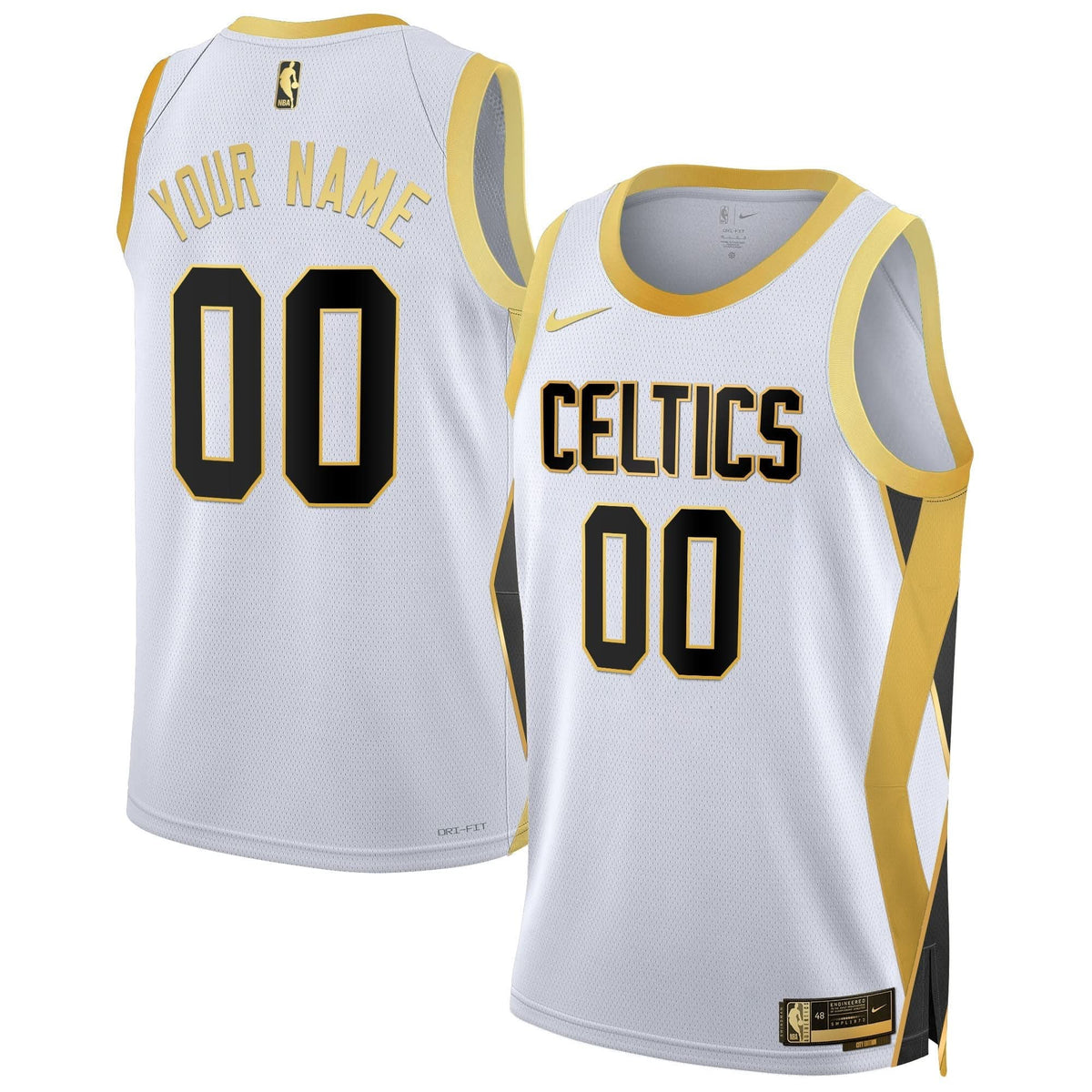 Boston Celtics 2024/25 City Edition Swingman Custom Jersey - All Stitched