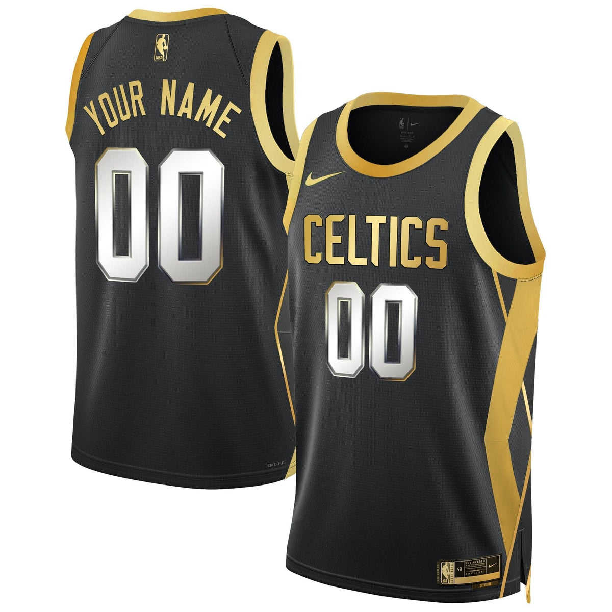 Boston Celtics 2024/25 City Edition Swingman Custom Jersey - All Stitched