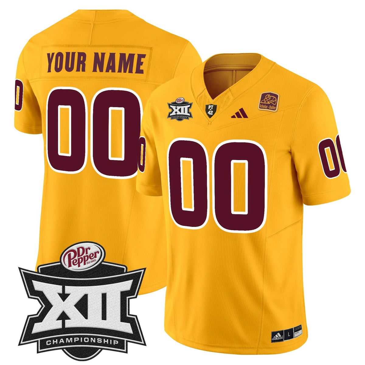 SD 2024 Big 12 Championship Patch Vapor Limited Custom Jersey