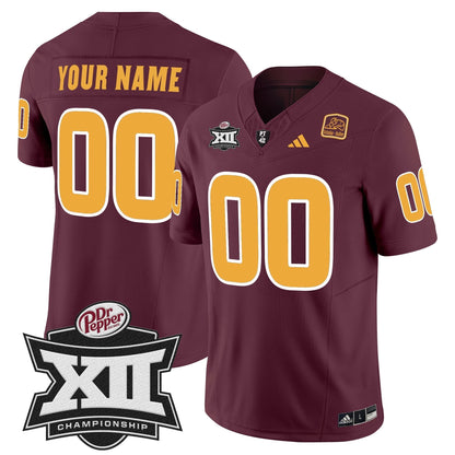 SD 2024 Big 12 Championship Patch Vapor Limited Custom Jersey