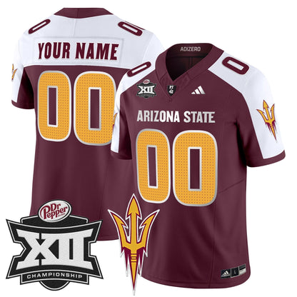 SD 2024 Big 12 Championship Patch Vapor Limited Custom Jersey V2