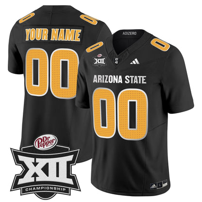 SD 2024 Big 12 Championship Patch Vapor Limited Custom Jersey V2