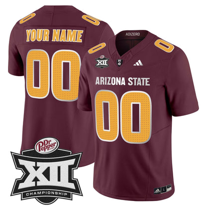 SD 2024 Big 12 Championship Patch Vapor Limited Custom Jersey V2