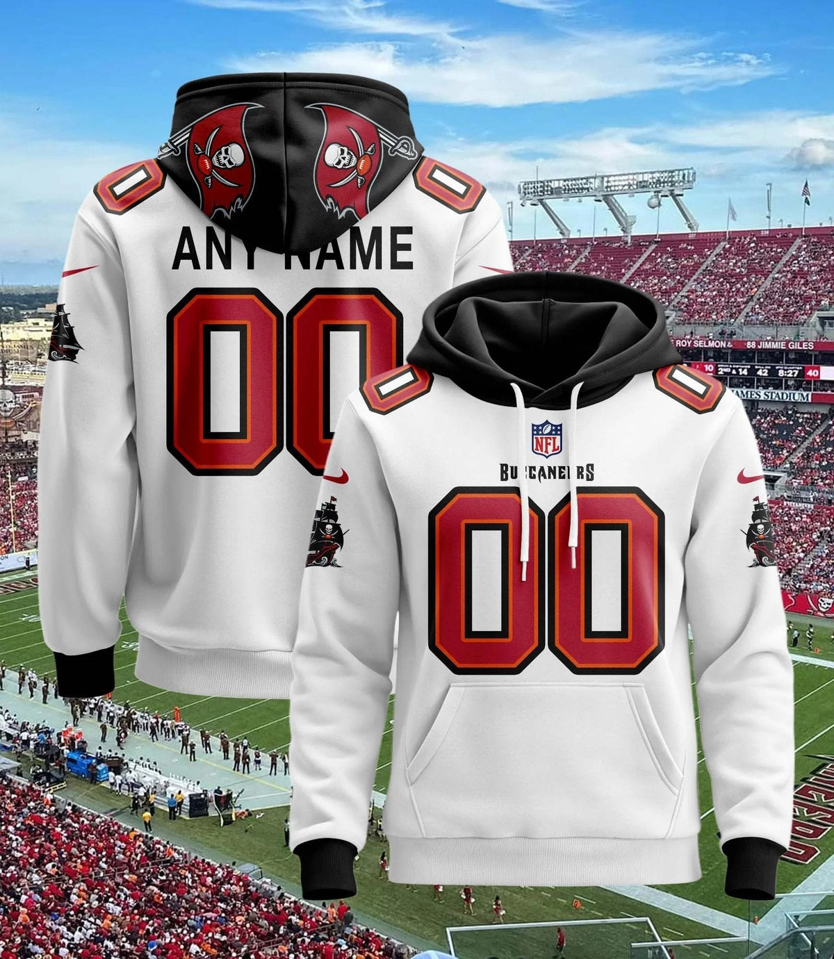 Tampa Bay Buccaneers Pullover Custom Hoodie