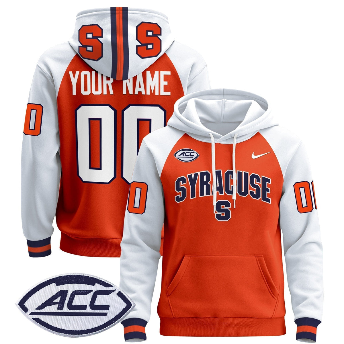 Syracuse Orange 2024 Custom Pullover Hoodie V2