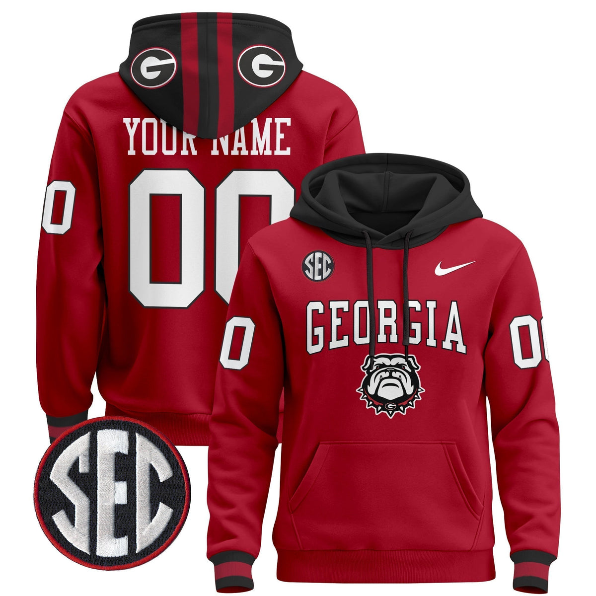 Georgia Bulldogs 2025 Custom Pullover Hoodie V2