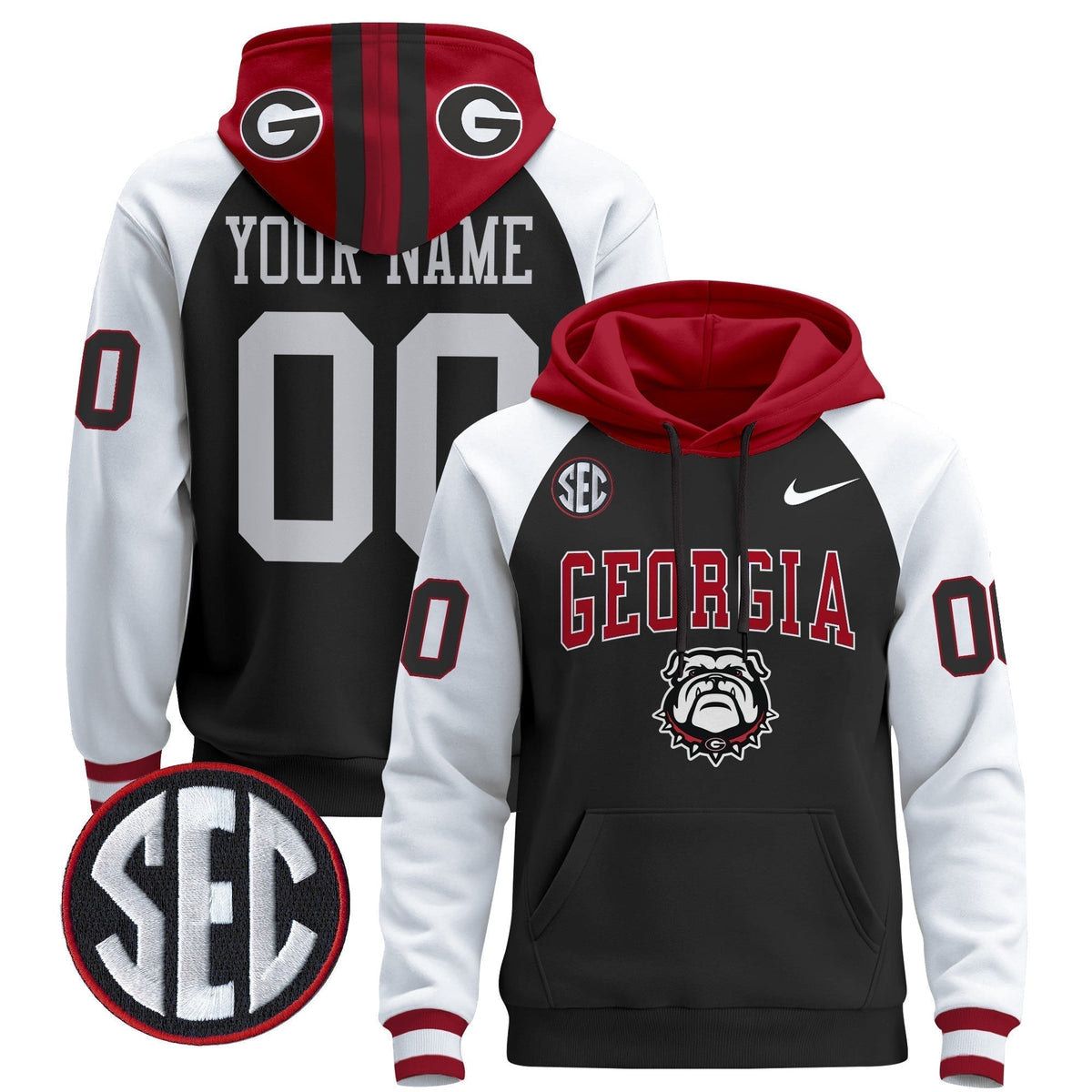 Georgia Bulldogs 2025 Custom Pullover Hoodie V2