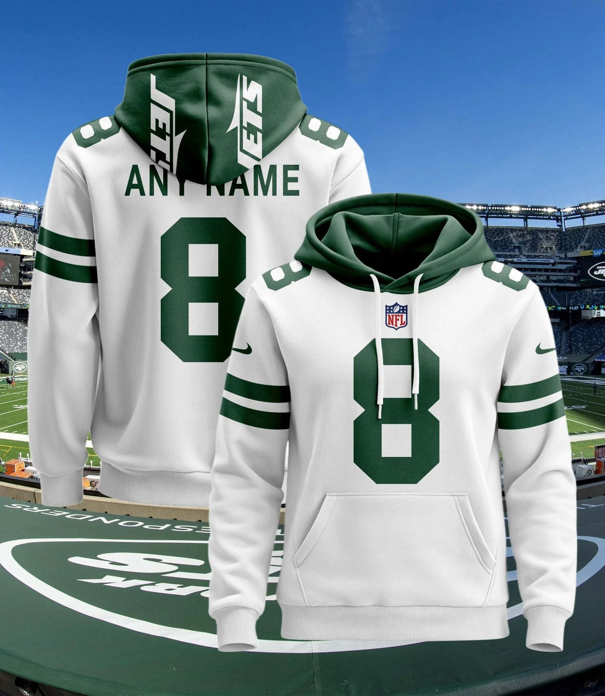 New York Jets Pullover Custom Hoodie