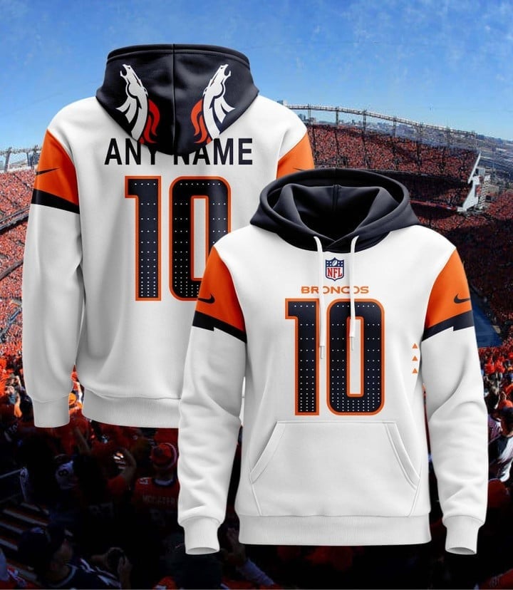 Denver Broncos Pullover Custom Hoodie