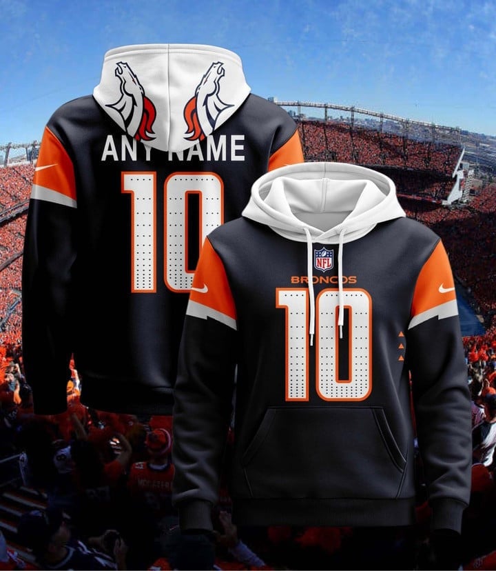 Denver Broncos Pullover Custom Hoodie