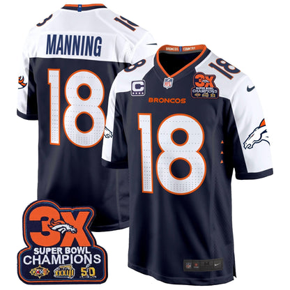 DB 3-Time Champions Patch Game Jersey - Al Stitched