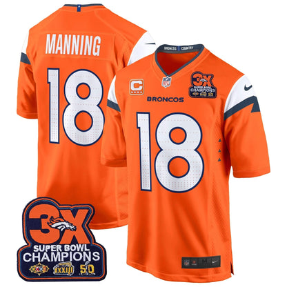DB 3-Time Champions Patch Game Jersey - Al Stitched