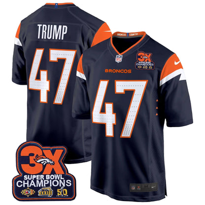 DB 3-Time Champions Patch Game Jersey - Al Stitched
