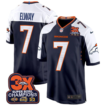 DB 3-Time Champions Patch Game Jersey - Al Stitched