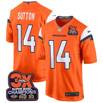 DB 3-Time Champions Patch Game Jersey - Al Stitched