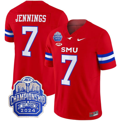 SMU 2024 ACC Championship Patch Vapor Limited Jersey