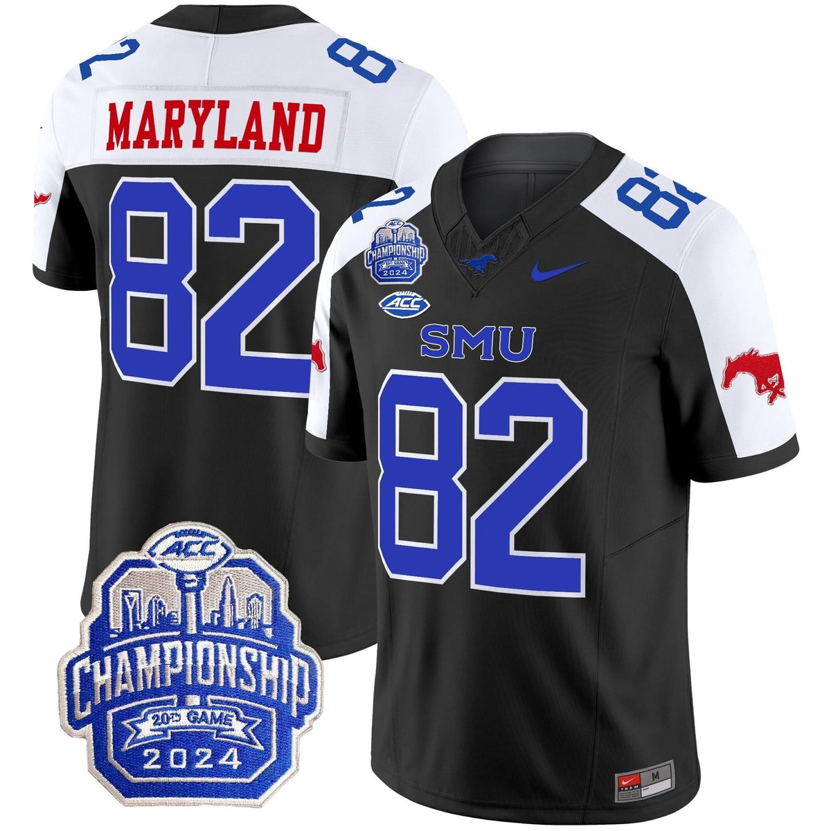 SMU 2024 ACC Championship Patch Vapor Limited Jersey