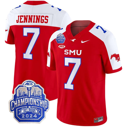 SMU 2024 ACC Championship Patch Vapor Limited Jersey