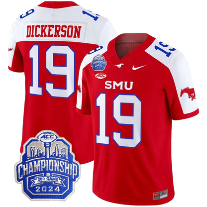 SMU 2024 ACC Championship Patch Vapor Limited Jersey