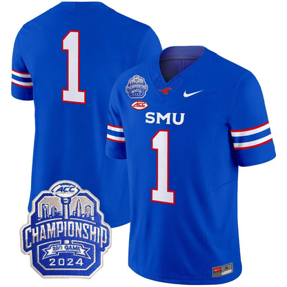 SMU 2024 ACC Championship Patch Vapor Limited Jersey