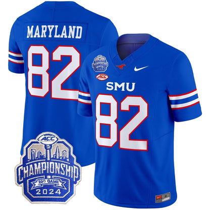 SMU 2024 ACC Championship Patch Vapor Limited Jersey