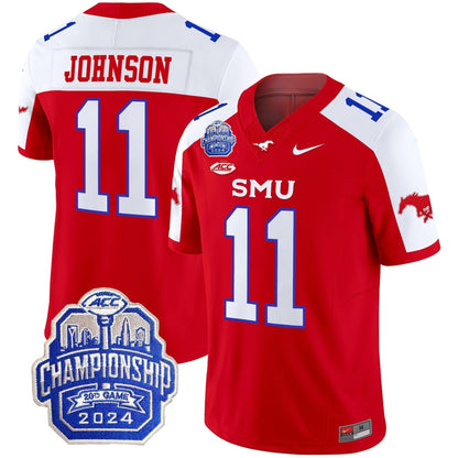 SMU 2024 ACC Championship Patch Vapor Limited Jersey