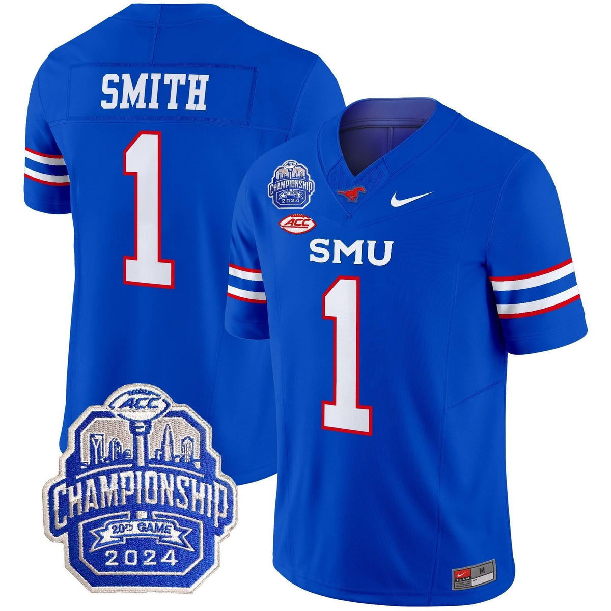 SMU 2024 ACC Championship Patch Vapor Limited Jersey