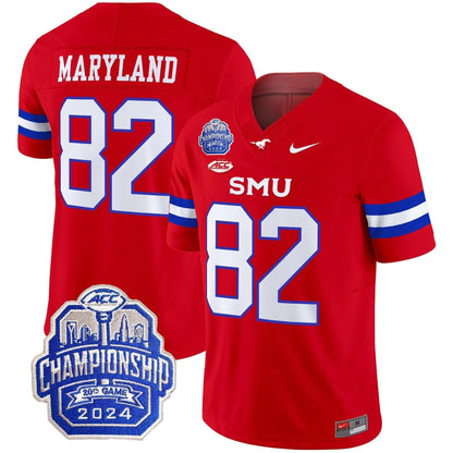 SMU 2024 ACC Championship Patch Vapor Limited Jersey