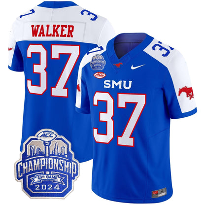 SMU 2024 ACC Championship Patch Vapor Limited Jersey