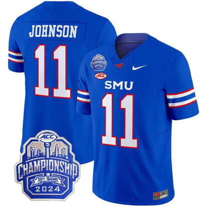 SMU 2024 ACC Championship Patch Vapor Limited Jersey