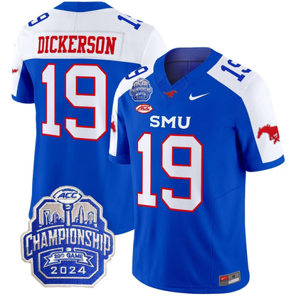 SMU 2024 ACC Championship Patch Vapor Limited Jersey